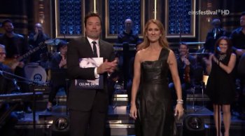 Celine Dion - The Show Must Go On (The Tonight Show Starring Jimmy Fallon) (2016) HDTVRip